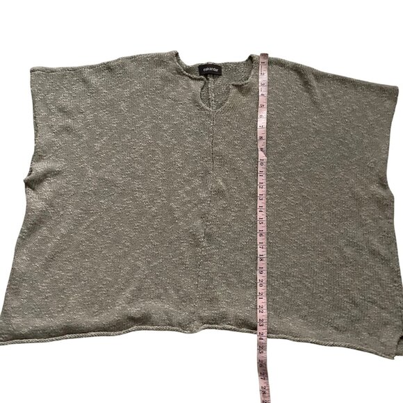 Eskandar Oversized Knit Top 61% Cotton 39% Linen Handloomed In Scotland - Picture 5 of 6